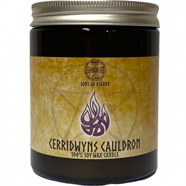 Cerridwyns Cauldron - Soy Wax Jar Candle